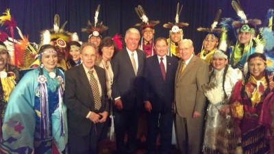 Dale Tingey, our director Janielle, President Uchtdorf, Governor Herbert, and Elder Ballard